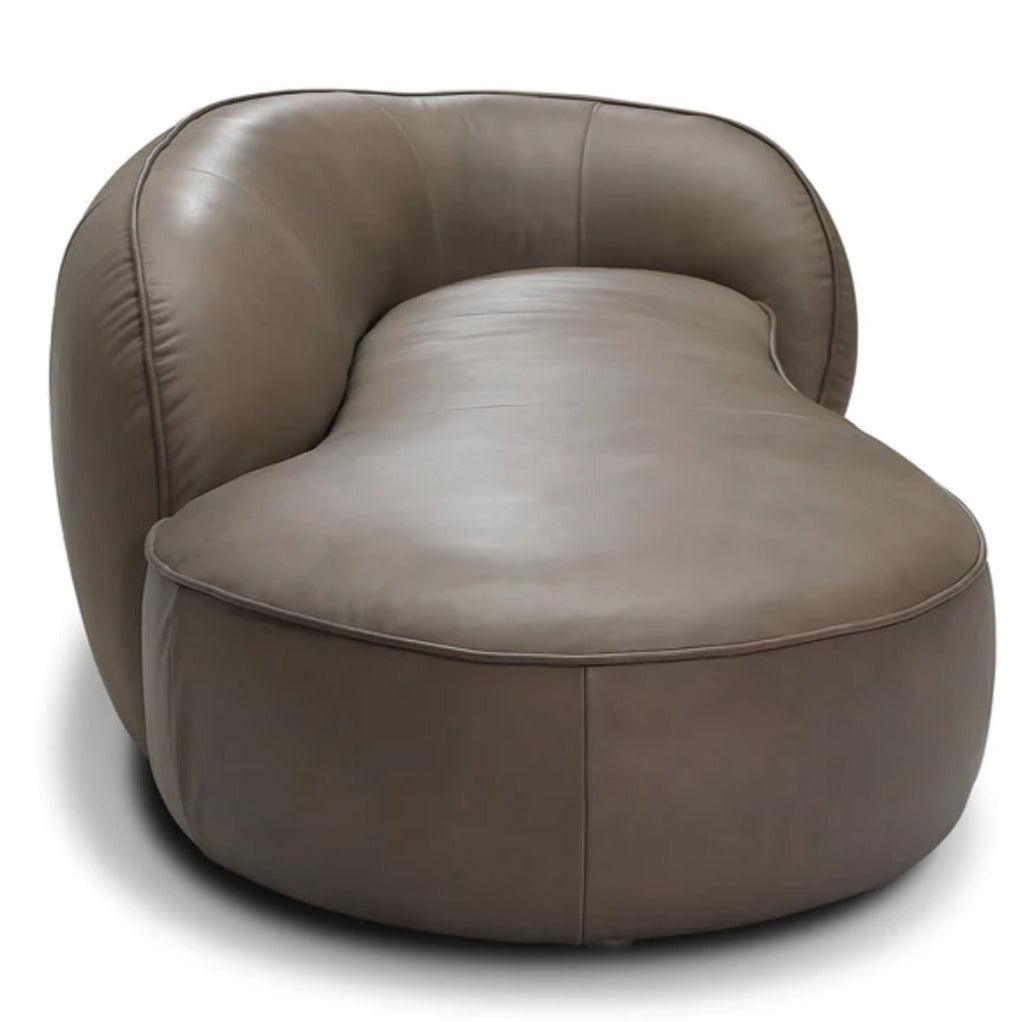 Canapé ouvert en cuir moderne