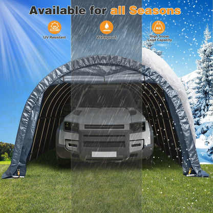 Abri de jardin et abri d'auto extérieur : abri portable pour vélos, motos et rangement de jardin