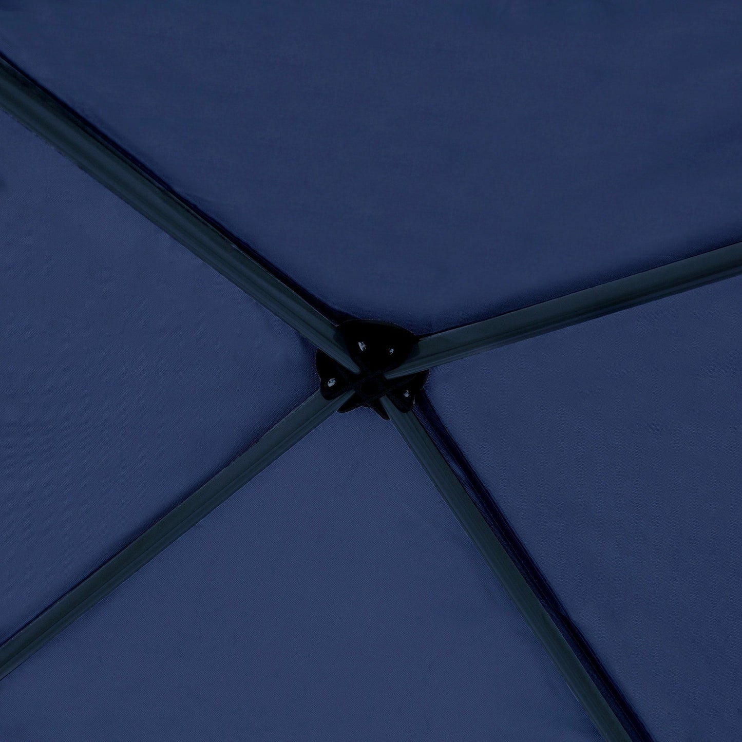 Auvent pop-up robuste Outsunny 10' x 10' avec filet latéral en maille amovible, conception d'installation facile, événement de fête en plein air