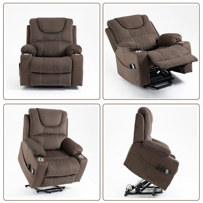 Fauteuil inclinable électrique surdimensionné pour personnes âgées, 400 lb.