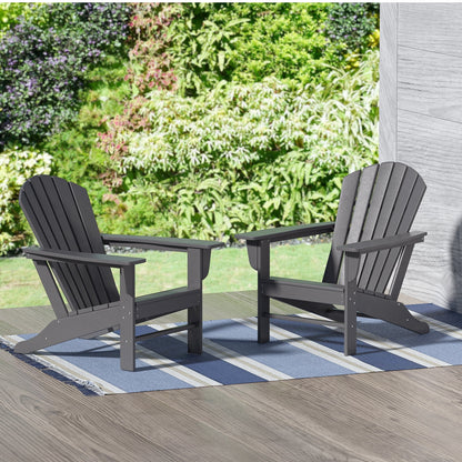 Chaises Adirondack Polytrends Altura Outdoor écologiques toutes saisons (lot de 2)