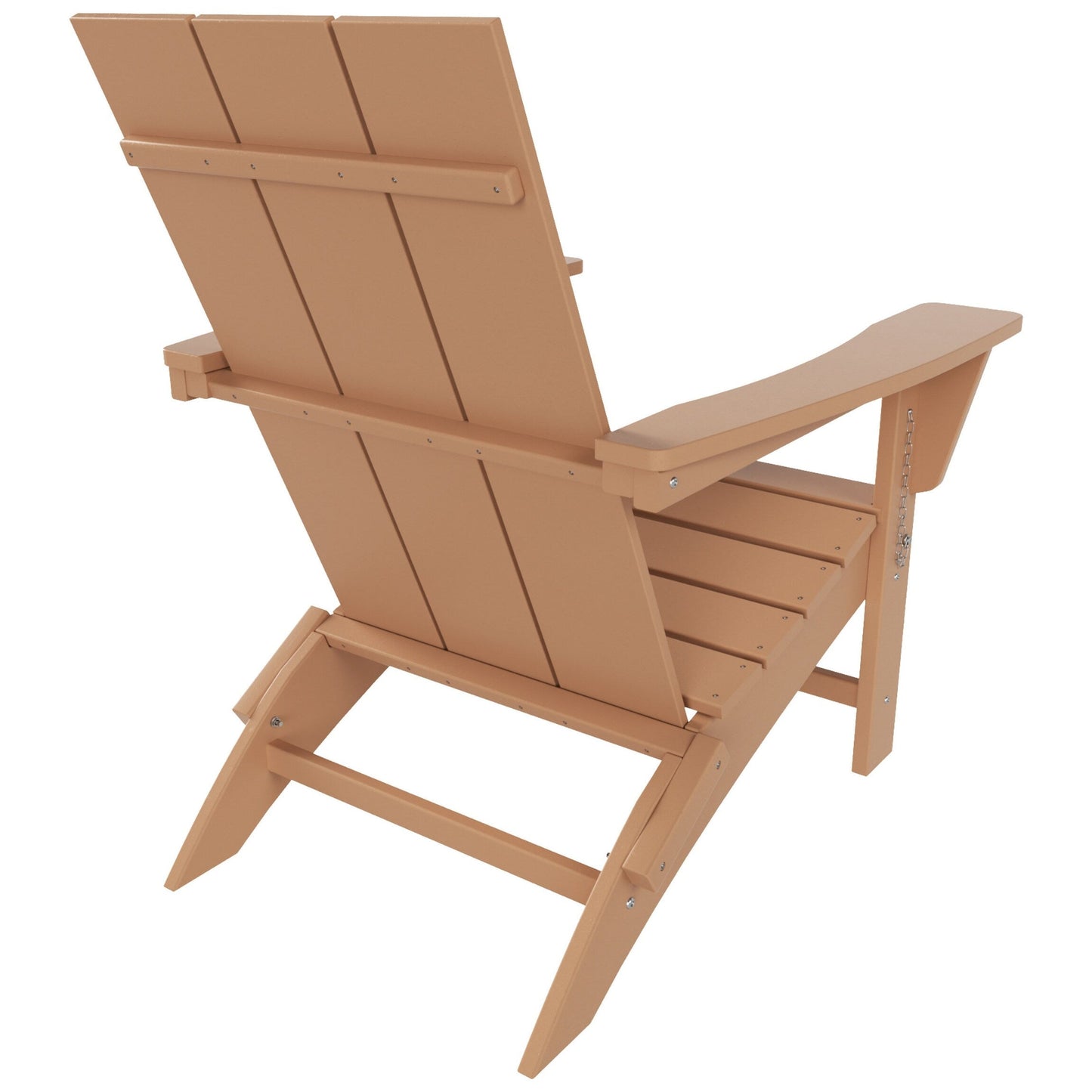 Chaise Adirondack pliante Polytrends Shoreside moderne et écologique, idéale pour les commerces et les résidences, toutes saisons