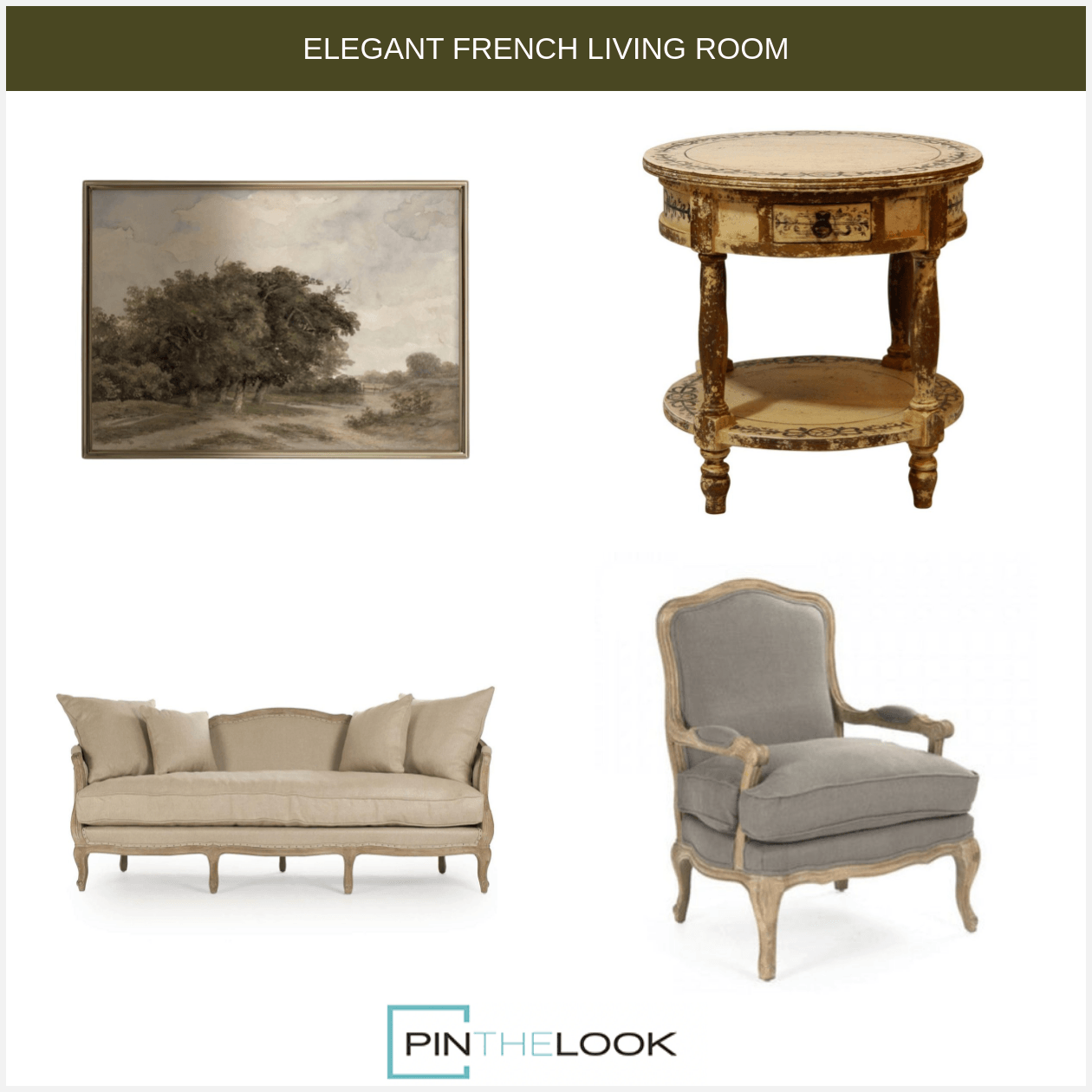 Fauteuil Bastille gris français