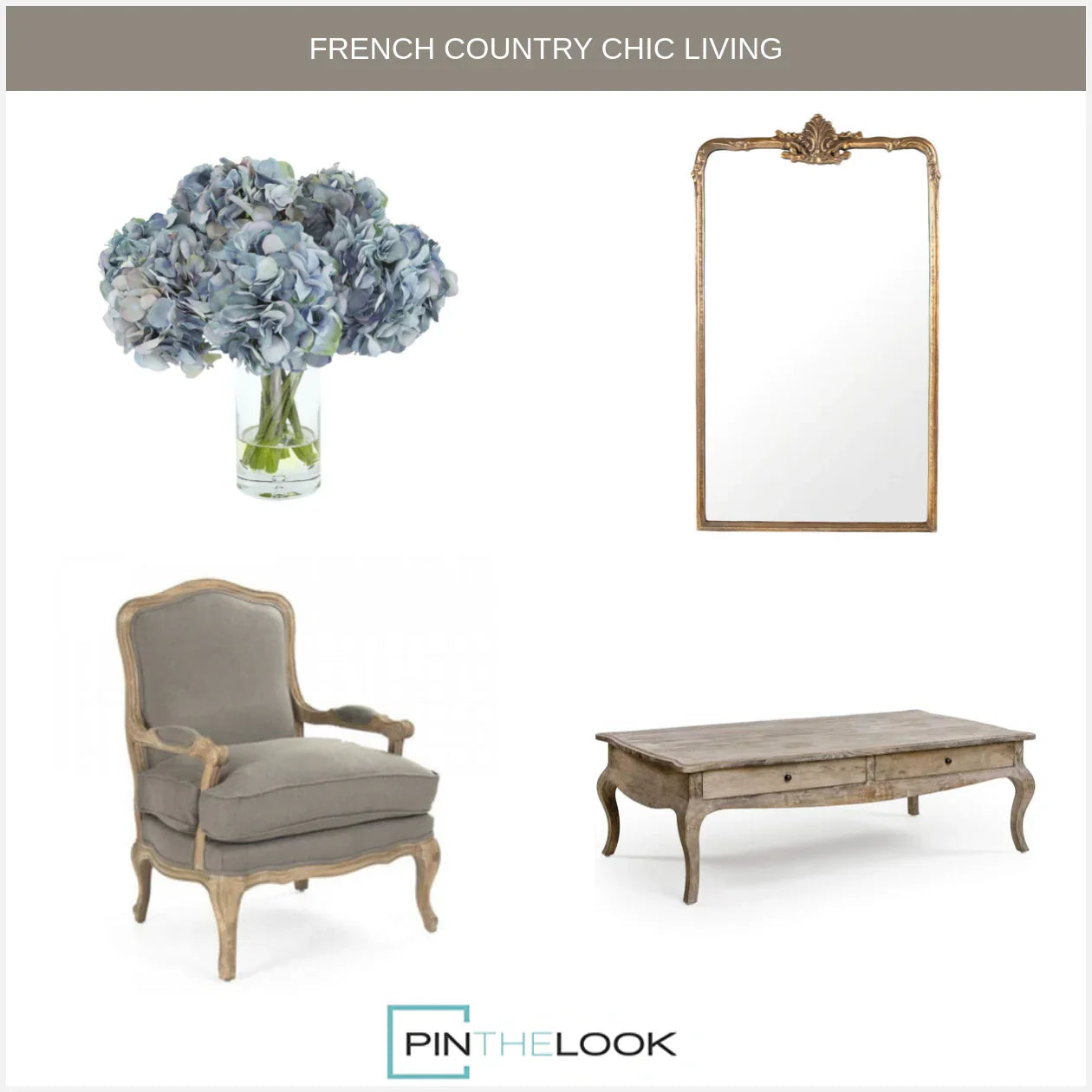 Fauteuil Bastille gris français