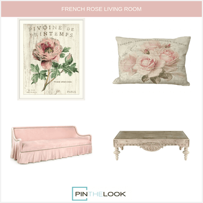 Table basse française Florette