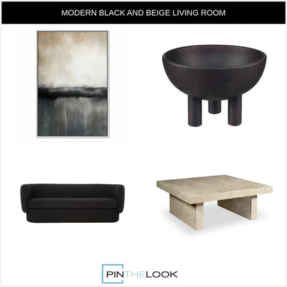 Table basse contemporaine en dalle