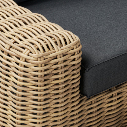 Ensemble de salon d'angle d'extérieur/terrasse Poly &amp; Bark Puglia avec table basse