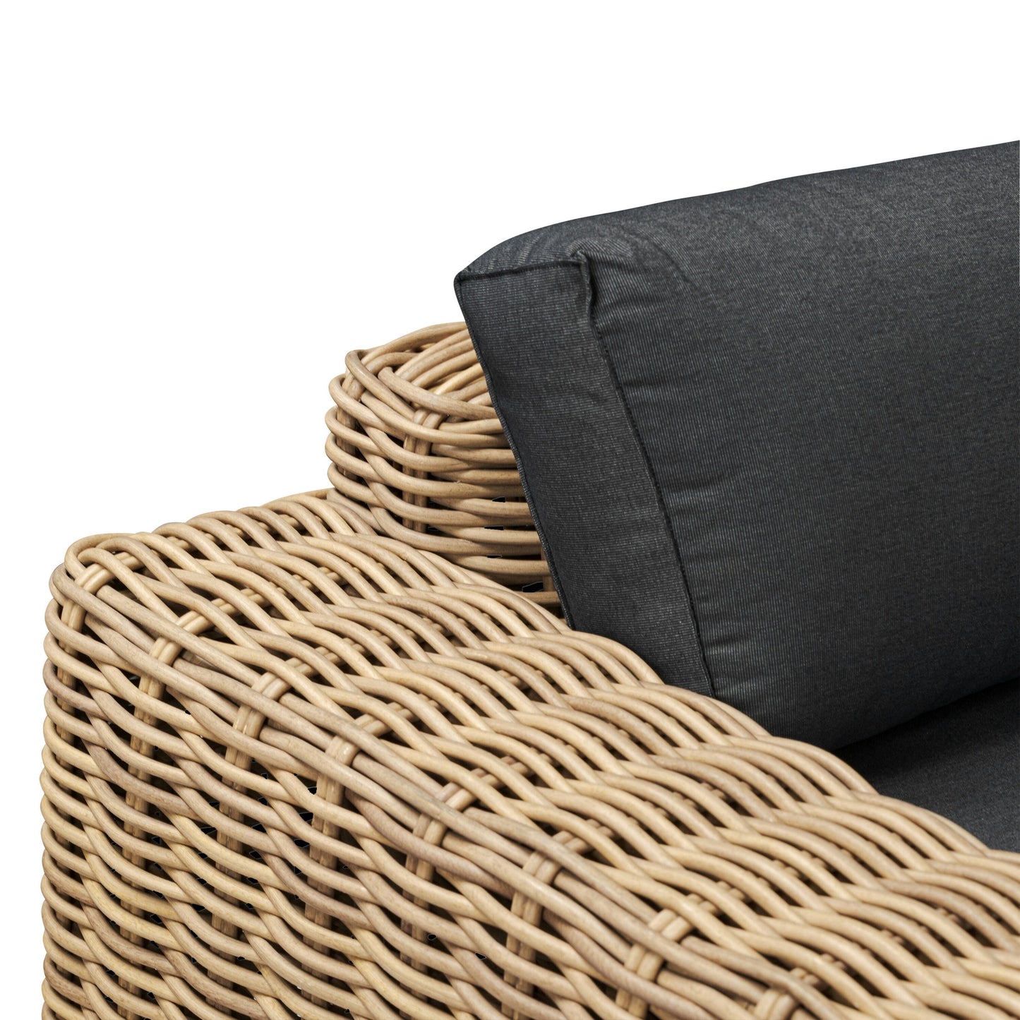 Ensemble de salon d'angle d'extérieur/terrasse Poly &amp; Bark Puglia avec table basse