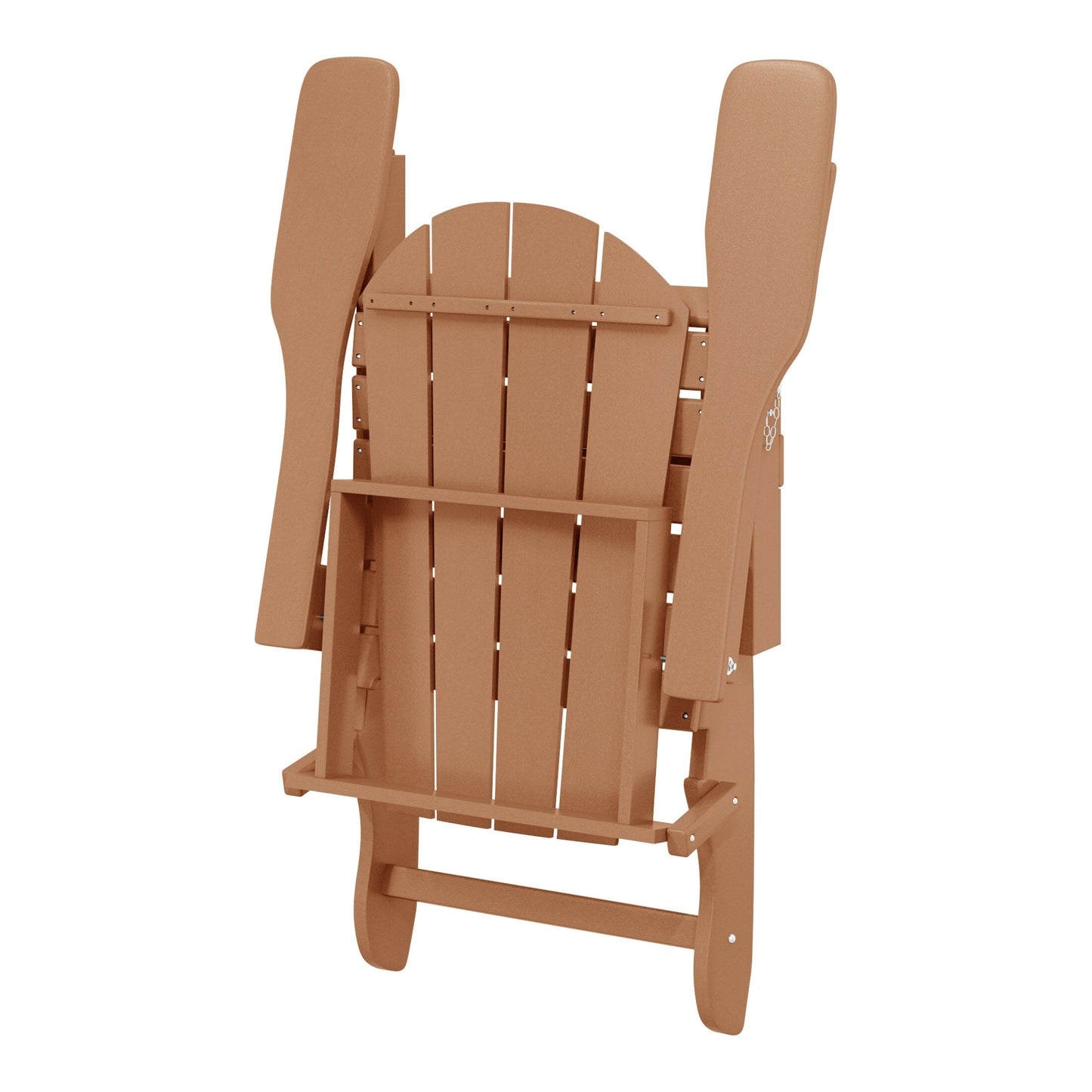 Chaises pliantes Adirondack Polytrends Laguna résistantes aux intempéries (lot de 2)
