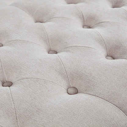 Banc de rangement rembourré à plateau capitonné Madison Park Sasha