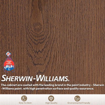 Meuble-lavabo Porto avec dessus en quartz blanc sans miroir