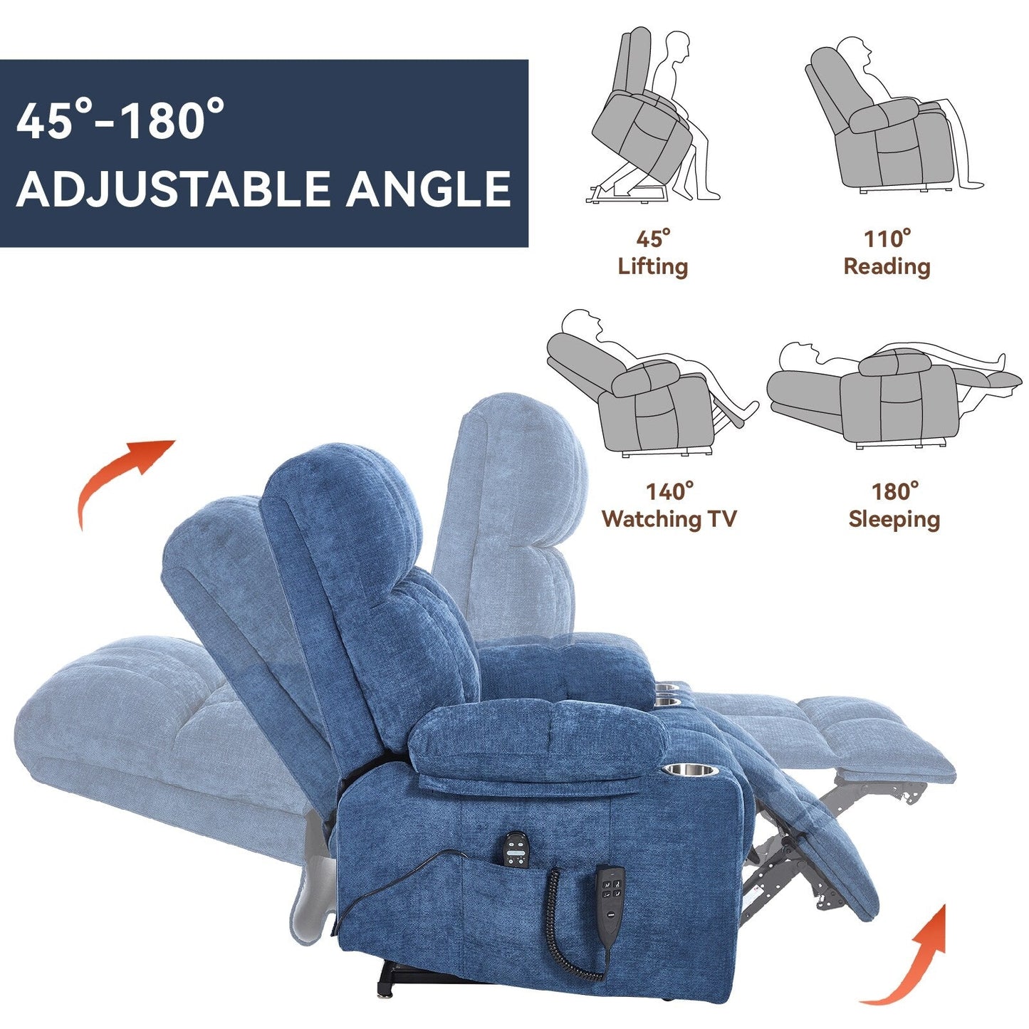 Fauteuil inclinable électrique