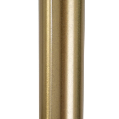 Lampadaire arqué réglable en acier Q-Max 81 avec abat-jour extra large et base en marbre