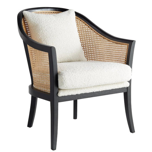 Fauteuil en rotin courbé Boucle