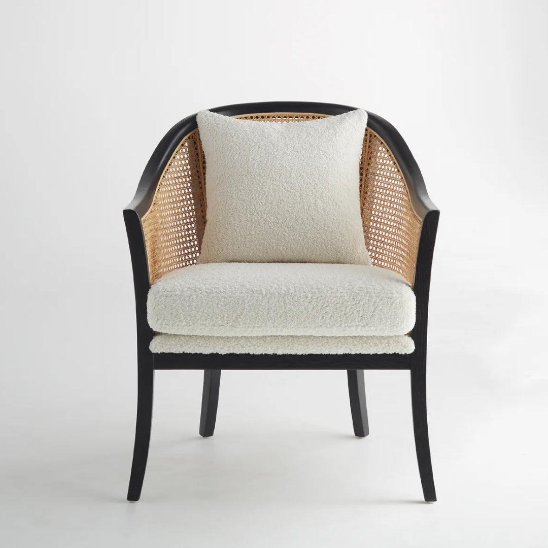 Fauteuil en rotin courbé Boucle