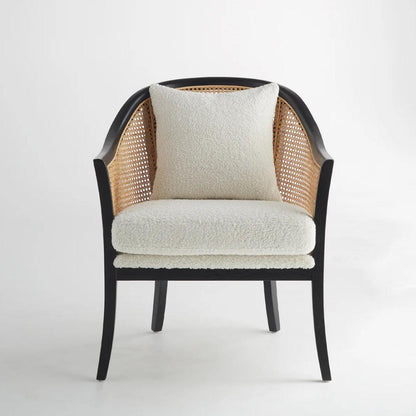 Fauteuil en rotin courbé Boucle