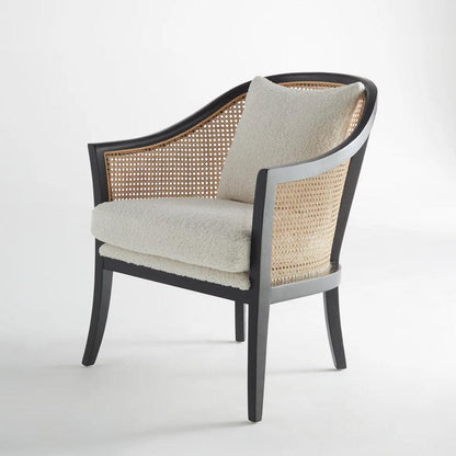 Fauteuil en rotin courbé Boucle