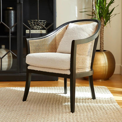 Fauteuil en rotin courbé Boucle