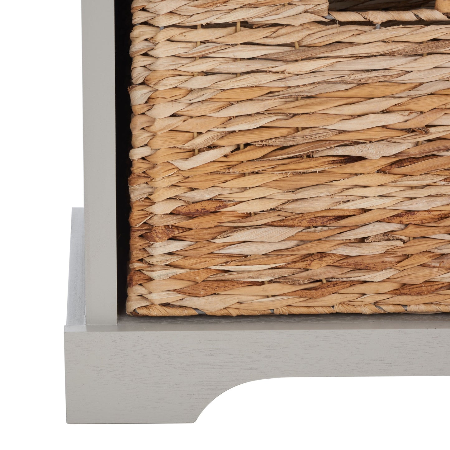 Banc de rangement tressé marron Euphemia de SAFAVIEH - 33,5 x 16,1 x 19,9 - 34 L x 16 P x 20 H