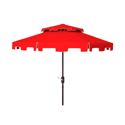 Parasol de marché double SAFAVIEH Outdoor Livia 9 pieds, base non incluse