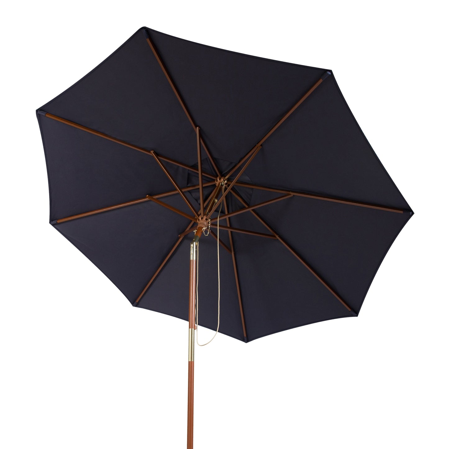 Parasol d'extérieur en bois SAFAVIEH Zlatana de 2,7 m