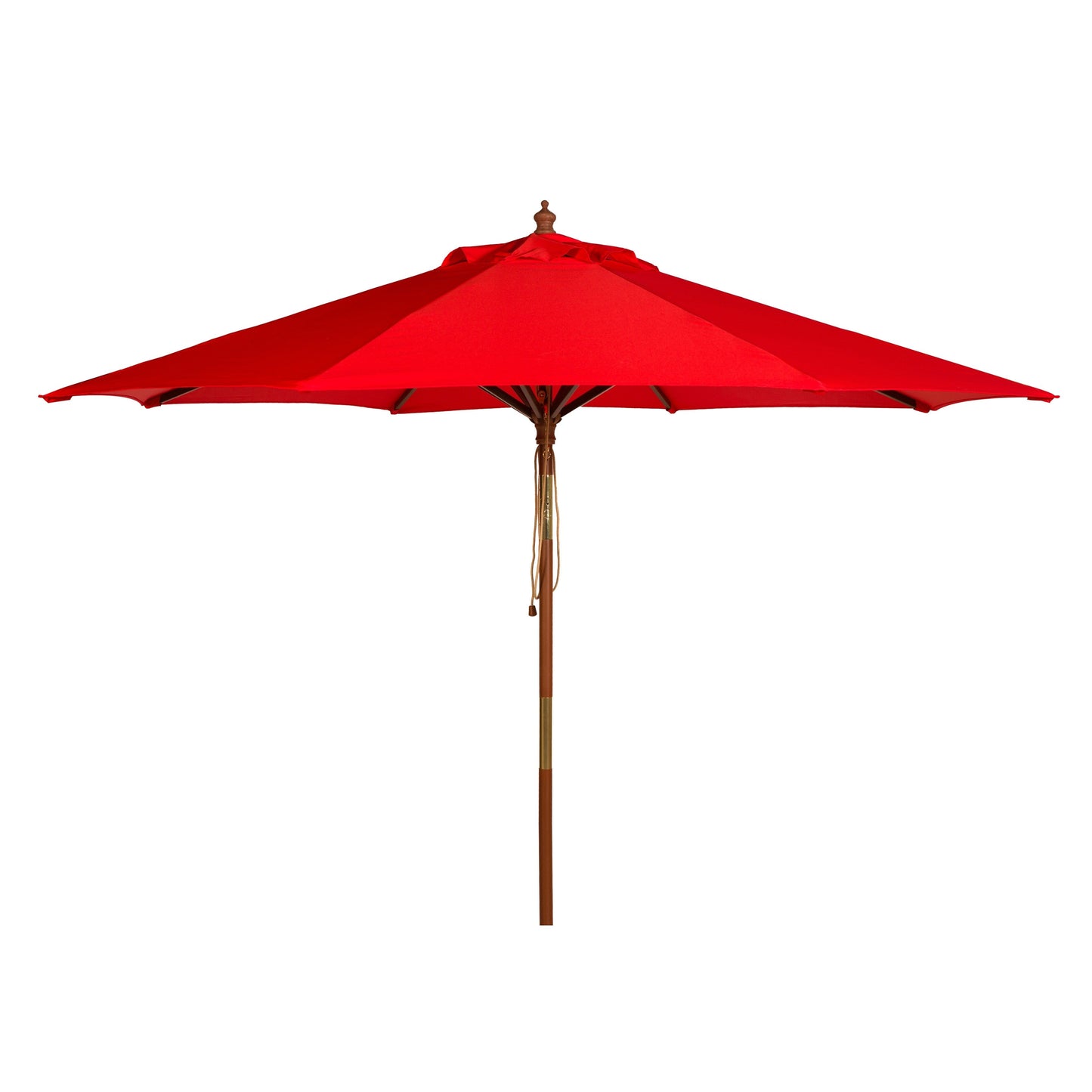 Parasol d'extérieur en bois SAFAVIEH Zlatana de 2,7 m