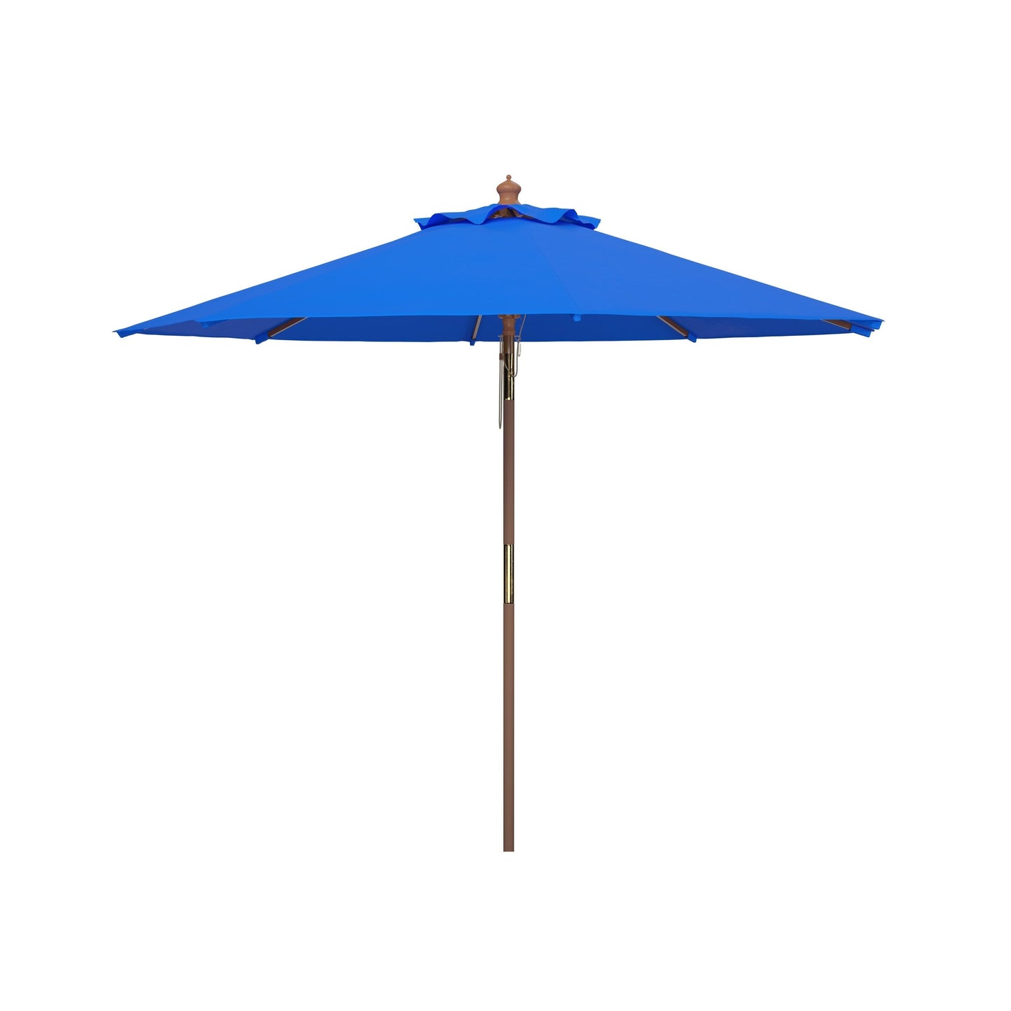 Parasol d'extérieur en bois SAFAVIEH Zlatana de 2,7 m