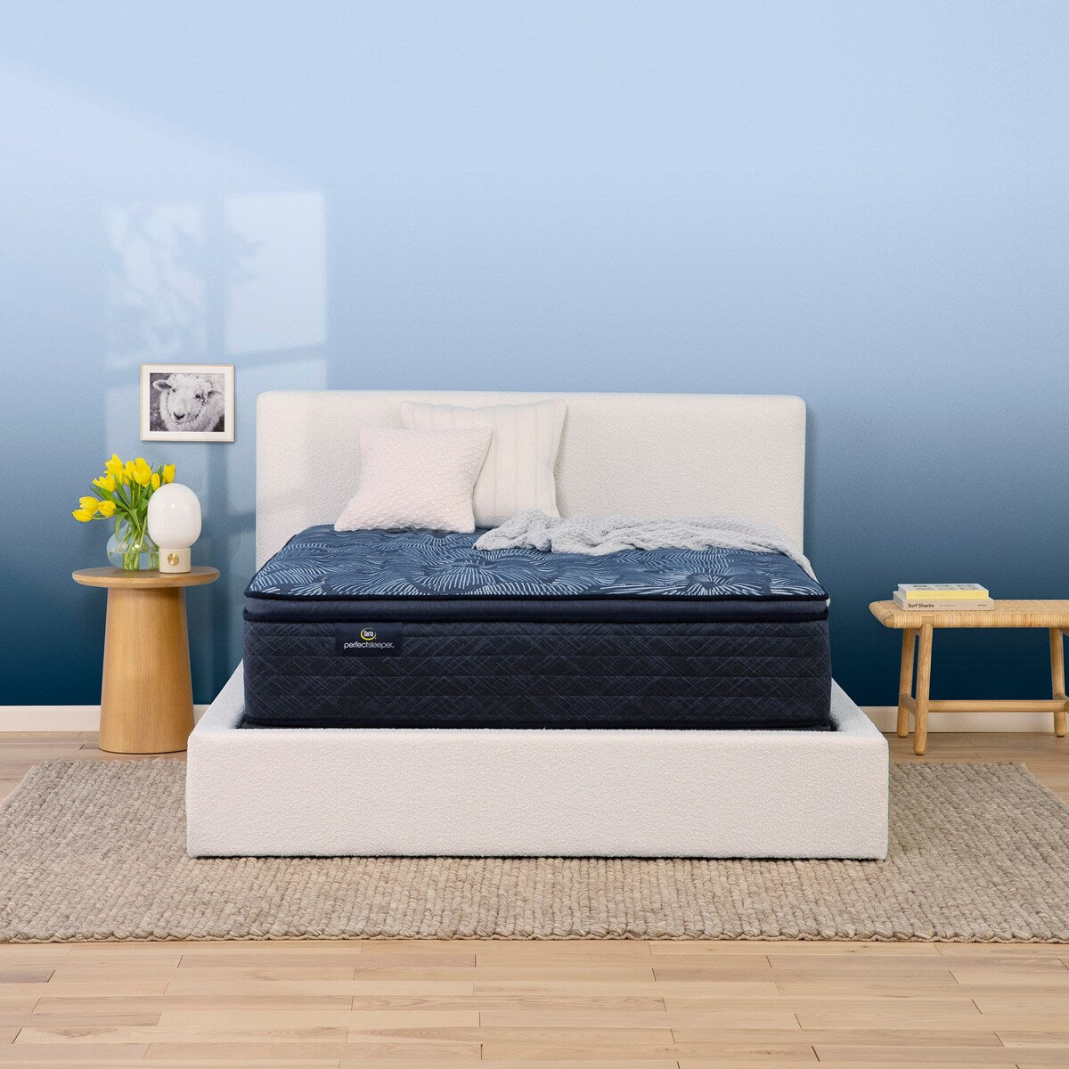 Matelas Serta Perfect Sleeper Oasis Sleep 14,5 à plateau-coussin moyen