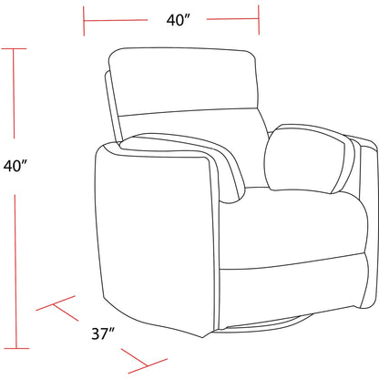 Fauteuil inclinable pivotant et électrique Fairview Home