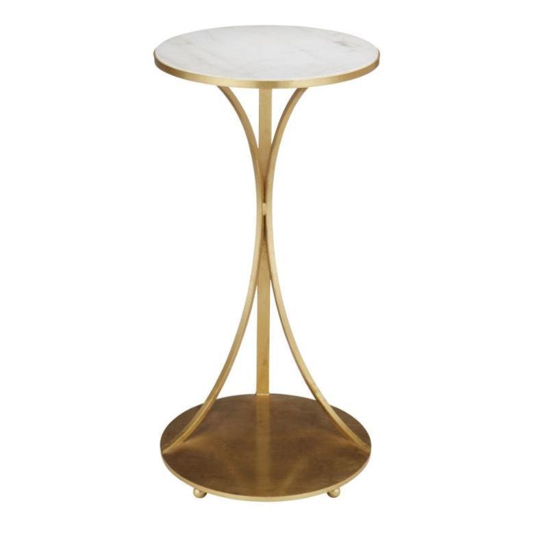Table d'appoint cantilever dorée