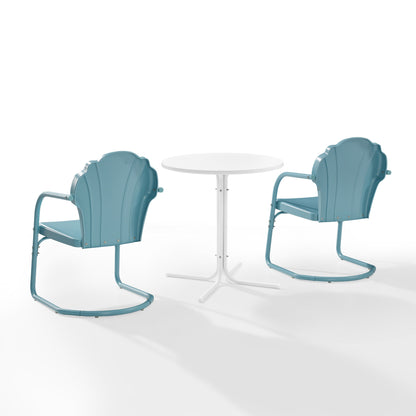 Ensemble bistro d'extérieur Crosley Tulip 3 pièces - 98 L x 29 P x 32,88 H