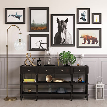 Lampadaire Verona Arc avec abat-jour en verre