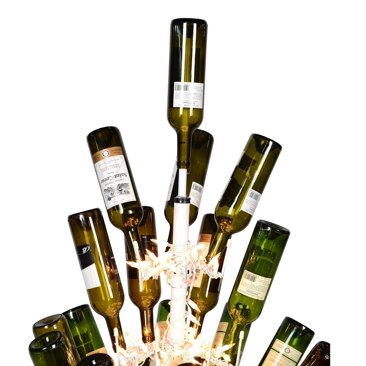 Bouteille de vin blanc artificiel Vickerman DuraL 600 cl 6,5 pi x 46 po. Capacité : 121 bouteilles.