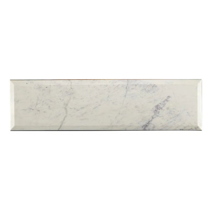 Table console en marbre blanc lilas