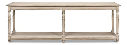 Console de style campagnard français gris vieilli