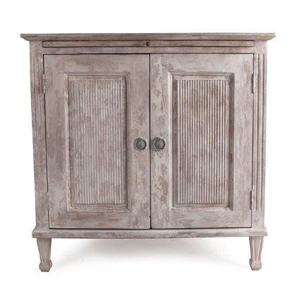 Meuble d'appoint blanc vieilli Blanca