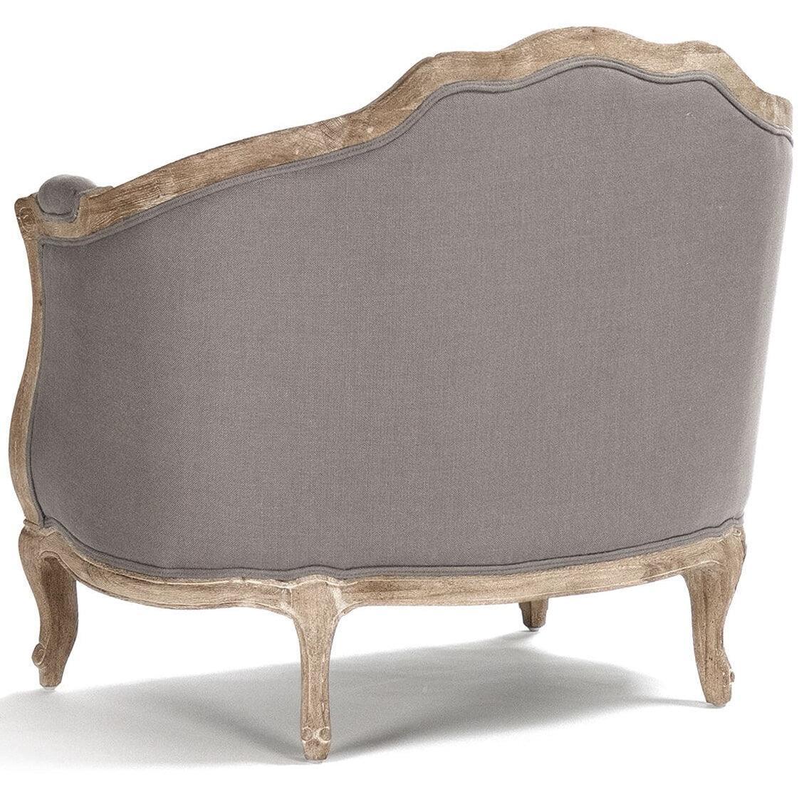 Fauteuil Maison Love à plateau incurvé