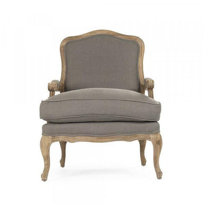 Fauteuil Bastille gris français