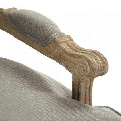 Fauteuil Bastille gris français