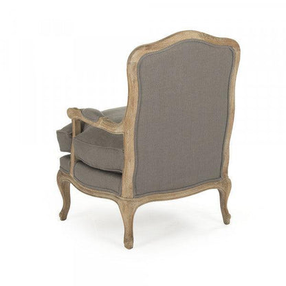 Fauteuil Bastille gris français