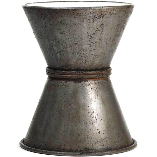 Tabouret en fer galvanisé