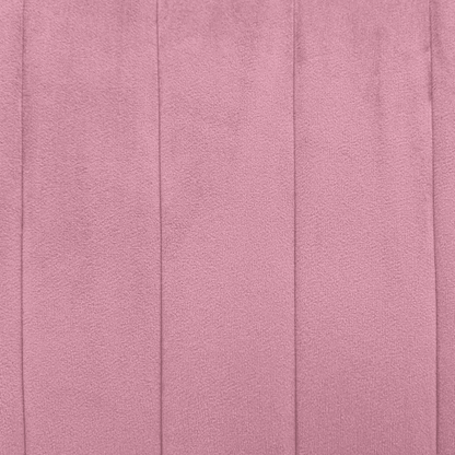 Banc en velours rose Moda