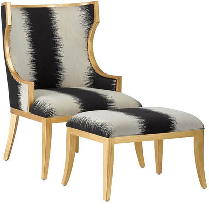 Chaise Kona avec garnitures dorées