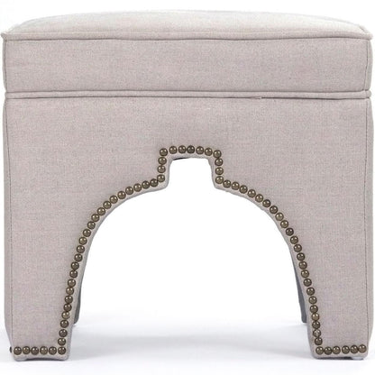 Tabouret cubique gris