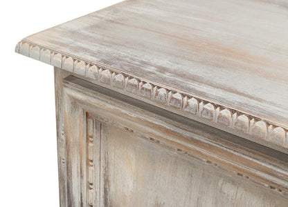 Armoire latérale à 2 portes en chêne gris et tulipier
