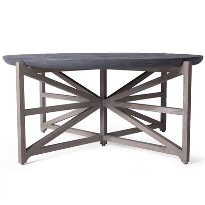 Table basse moderne de luxe en marbre gris