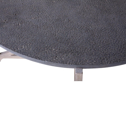 Table basse moderne de luxe en marbre gris