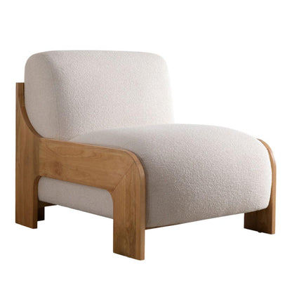 Chaise sans accoudoirs à cadre en bois Serenity