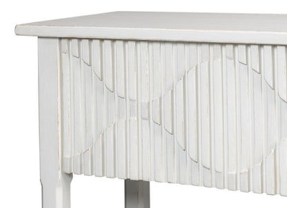 Table console à panneau surélevé Lola