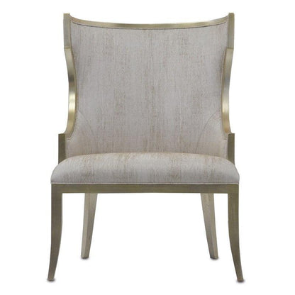 Fauteuil à oreilles lumineux argenté doré 